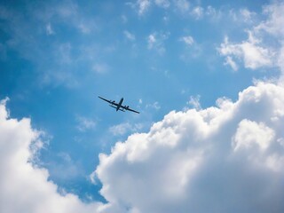 Fototapeta premium airplane in the sky