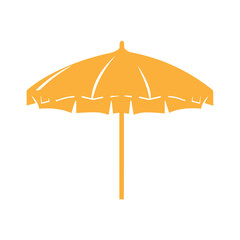 umbrella beach flat design