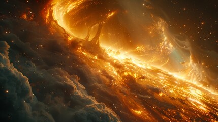 Brilliant starry sky map