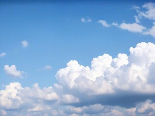 blue sky with clouds