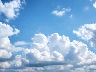 blue sky with clouds