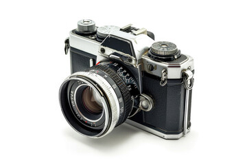 A classic film camera with a vintage charm