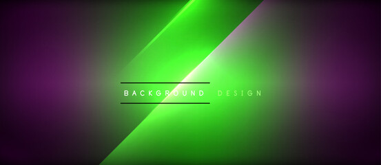 Fototapeta premium a green and purple background with a glowing diagonal line . High quality