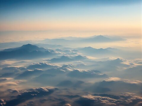 sunrise in the mountains