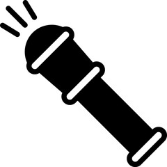 Adventure Gear Glyph Icon Design Vector