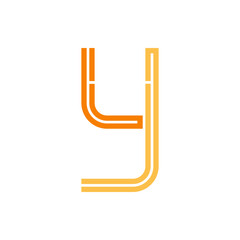 Monogram Y. Design vector Y logo. Monogram initial letter mark Y logo design. Monogram design vector logo. Monogram initial letter mark Y logo design. Simple Y monogram. Monogram Y design logo
