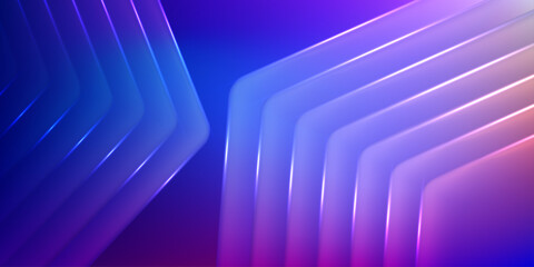 Abstract purple-blue background vector overlap layer for background design