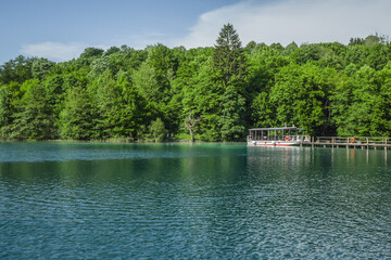 Landscape View Of The Beautiful Plitvice Lakes National Park At Summer, Croatia