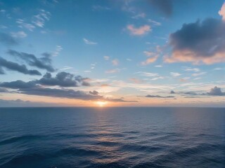 Obraz premium sunset in the sea