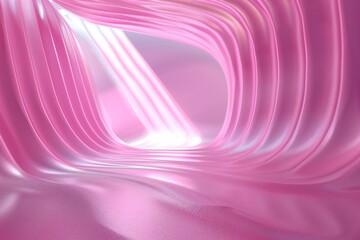 3d render abstract minimal pink background.