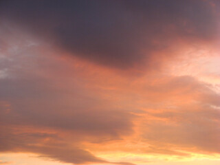 Obraz premium The Gradation of Sky from Blue to Pink