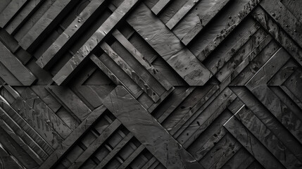 Geometric lines in black colour.