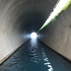 tunnel in the water