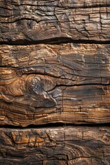 Detailed view of a wooden surface with prominent knots and grain patterns, showcasing the natural texture and beauty of the material