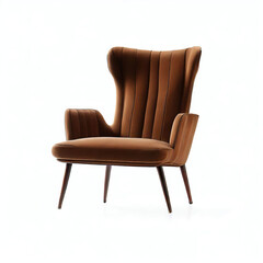 Elegant Colorful Chair with White Backgrande. with Generative AI technology	