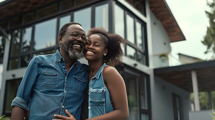 Fototapeta premium father and daughter