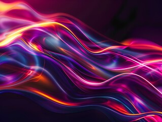 Naklejka premium presentation wavy lines