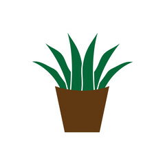 house plant logo icon