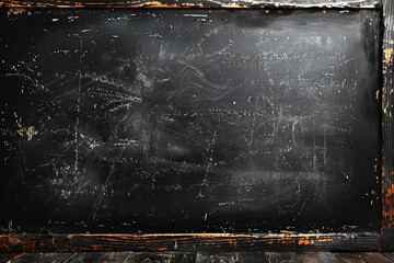 Blackboard with chalk. Created with Ai