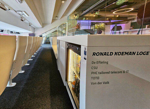 Ronald Koeman lodge at Philips Stadion - the official playground of FC PSV Eindhoven