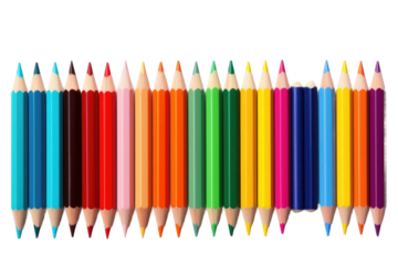 Rainbow Brigade: A Spectrum of Creativity on White or PNG Transparent Background.