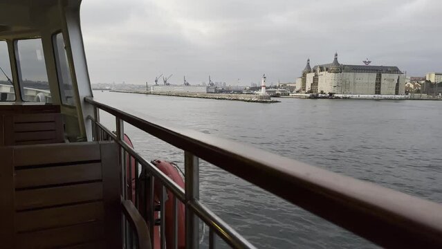 Istanbul Bosphorus Marmara Sea in the evening