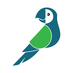 Parrot icon logo design