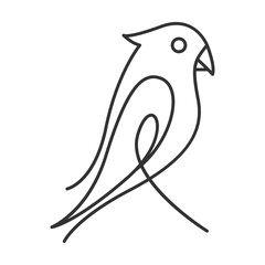 Parrot icon logo design