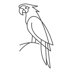 Parrot icon logo design