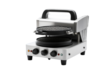 The Energetic Waffle Whirlwind on White or PNG Transparent Background.