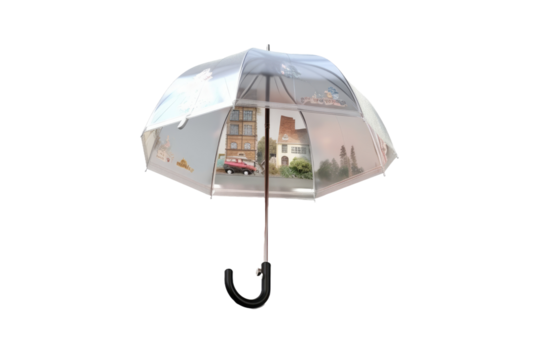 Dreamy Raindrop Sanctuary on White or PNG Transparent Background.