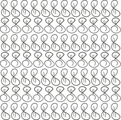 Vertical infinity signs with swirls form a texture.