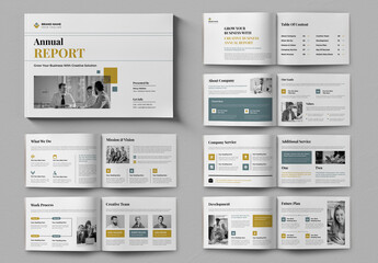 Annual Report Layout Landscape