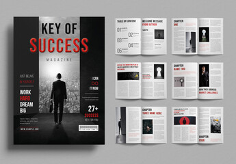 Business Magazine Template - obrazy, fototapety, plakaty