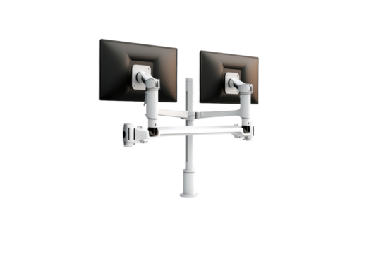 Digital Twins Dancing on Cloud Nine on White or PNG Transparent Background.