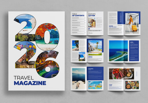 Travel Magazine Layout