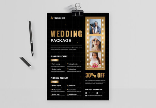 Wedding Package Flyer