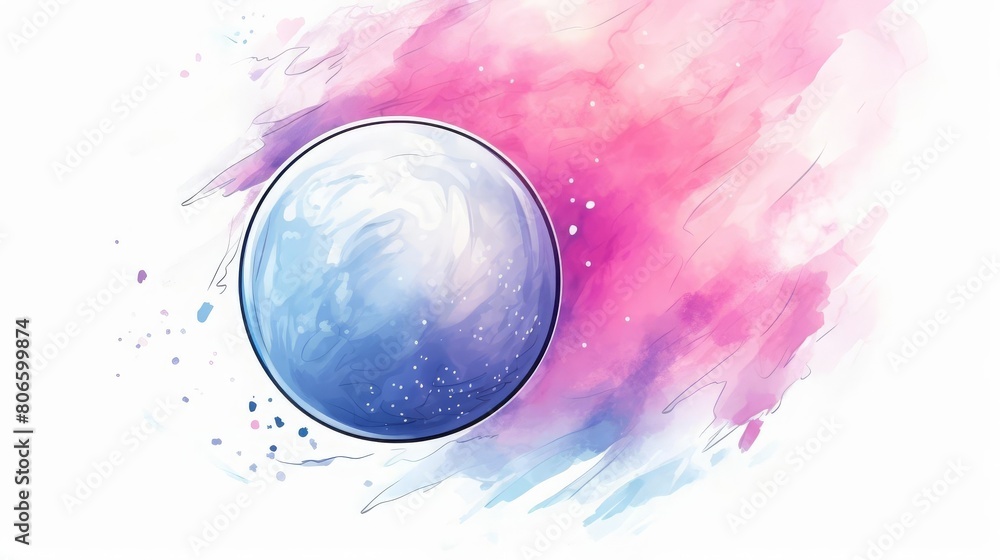 Canvas Prints interstellar planet, planet in an interstellar space