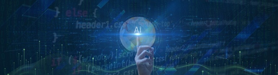 Smart Business Concepts and AI Artificial Intelligence digital technology concept Business people using digital chatbots as conversational assistants to gain access to the growing data 