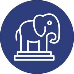 Auspicious Elephant Icon