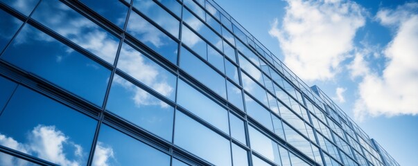 Sleek Corporate Headquarters. Symbol of Modern Business Headquarters Office