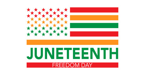 Fototapeta premium Juneteenth Freedom Day