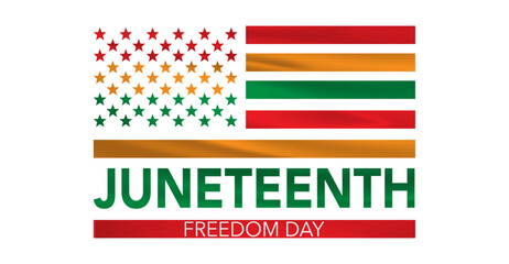 Fototapeta premium Juneteenth Freedom Day