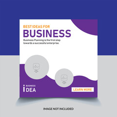 marketing corporate social media instagram post template 