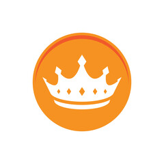 Crown Logo Template vector icon illustration design