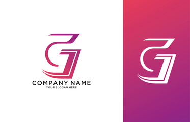 G Logo in rough color look to fulfil the fashion, e commerce and other business start with letter G 