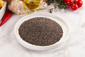 Vegan cuisine - Chia seeds for cooking