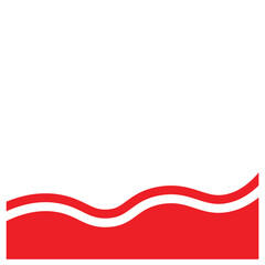 Obraz premium Indonesia Flag Border