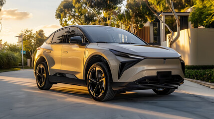 Electric SUV A Sleek and Sustainable Ride for the Future Generative ai