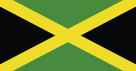 illustration of Jamaica Country Flag